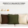 PurpleEssences 2 Pack Boho Cotton Fringe Throw Pillow Covers, Decorative Cushion Covers with Tassels for Couch, Sofa, Bed, Farmhouse Home Décor Fall Thanksgiving – Royal Linen(Royal Linen)