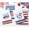PurpleEssences 4th of July Assorted Kitchen Towels 100% Cotton – Pack of 4-18×28 Inches – Independence Day Indoor Decorations – Labor Day – Let Freedom Ring Stripe Flag America(Let Freedom Ring Stripe Flag America)