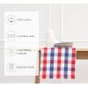 PurpleEssences 4th of July Buffalo Plaid Table Runner 14 x 72 inch Classic Farmhouse 100% Cotton Checkered Table Runner – Labor Day – Red Blue White(14 x 54 Inch)