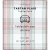 PurpleEssences 4th of July Buffalo Plaid Tablecloth – Water Resistant Wipeable Washable Checkered Table Cloth for Outdoor Picnic Dining – 60 x 120 Inch – Labor Day – Red Blue and White(Tartan Plaid – Red/White)