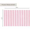PurpleEssences 4th of July Striped Placemats, Set of 4, Washable Double Layer Woven placemat for Dining Table and Kitchen – 13 x 19 Inch – Labor Day – Red Blue and White(Homestead Stripe – White With Red Stripes)