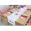 PurpleEssences 4th of July Table Runner – Pack of 1 – 14×72 Inches -Independence Day Indoor Outdoor Decorations – Labor Day – Celestial Liberty(Celestial Liberty)