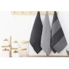 PurpleEssences 6-Pack Kitchen Towels – 15×25 Inch 100% Cotton Waffle Weave – Absorbent, Reusable Dish & Hand Towels with Hanging Loop for Home & Bar Use Fall Thanksgiving – Assorted – Dark Gray(Dark Gray – Assorted)