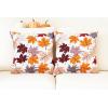 PurpleEssences Autumn Decorations Fall Porch Outdoor Throw Pillow Covers Décor Maple Leaves Farmhouse Cushion Cases 16 x 16 Inch Set of 2 for Home Couch Sofa Patio Bench – Maple Leaves(Maple Leaves)