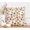 PurpleEssences Autumn Decorations Fall Porch Outdoor Throw Pillow Covers Décor Maple Leaves Farmhouse Cushion Cases 16 x 16 Inch Set of 2 for Home Couch Sofa Patio Bench – Maple Leaves(Autumn Leaves)