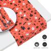 PurpleEssences Black & Orange Halloween Table Runner, 14″x72″, Haunted House Tree Ghost Witch Spooky Decor, Cotton Halloween Kitchen Decor for Dinner Party(14″ X 72″)