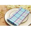 PurpleEssences Buffalo Plaid Cloth Napkins – Mitered Corners -Fall Thanksgiving Gingham Check Dinner Napkin – Set of 12-100% Cotton – 18×18 Inch – Reusable Washable – Nut Brown and Half White(Tartan Plaid Aqua Blue Royal Blue Yellow White)