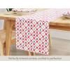 PurpleEssences Christmas Carnival Table Runner 14 x 72 inch Seasonal Winter Xmas Holiday Farmhouse Style Table Decoration – Christmas Carnival(Christmas Carnival)