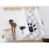 PurpleEssences Cotton Kitchen Towels Set of 2 – Absorbent Dish Towels Set Tea Towels Bar Towels Multipurpose Kitchen Linen, Drying Dish Hand Towels 16 x 28 Inch (Puppy & Paw)(Cat & Paw)