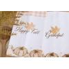 PurpleEssences Fall Cotton Kitchen Towels Set of 2 – Absorbent Dish Towels Set Tea Towels Bar Towels Multi Purpose Kitchen Linen, Drying Dish Hand Towels 16 x 28 Inch (Turky & Truck)(Happy Fall Checks & Grateful)
