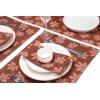 PurpleEssences Fall Harvest Decor Thanksgiving Napkins, 18×18 Fall Cloth Napkins Set of 6, 100% Cotton Autumn Fall Leaves Dinner Napkins for Farmhouse Kitchen, Maple Leaves(Damask Maple Leaves)