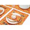 PurpleEssences Fall Harvest Decor Thanksgiving Napkins, 18×18 Fall Cloth Napkins Set of 6, 100% Cotton Autumn Fall Leaves Dinner Napkins for Farmhouse Kitchen, Maple Leaves(Maple & Hazel)