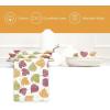 PurpleEssences Fall Harvest Decor Thanksgiving Napkins, 18×18 Fall Cloth Napkins Set of 6, 100% Cotton Autumn Fall Leaves Dinner Napkins for Farmhouse Kitchen, Maple Leaves(Autumn Leaves)