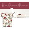 PurpleEssences Fall Harvest Thanksgiving Napkins 18×18 Inch – 100% Cotton Autumn Leaves Print – Reusable, Washable Dinner Napkins for Home, Kitchen & Parties – Fall Maze(Sienna Sage)