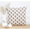 PurpleEssences Fall Pillow Covers 18×18 – Set of 2 Autumn Throw Cushion Cases with Autumn Leaves – Farmhouse Thanksgiving Decor for Sofa, Couch, Home, or Outdoor Use (Jora, 18 x 18 Inch)(Goldenrod Beige)