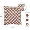 PurpleEssences Fall Pillow Covers 18×18 – Set of 2 Autumn Throw Cushion Cases with Autumn Leaves – Farmhouse Thanksgiving Decor for Sofa, Couch, Home, or Outdoor Use (Jora, 18 x 18 Inch)(Fall Maze)
