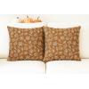 PurpleEssences Fall Pillow Covers 18×18 – Set of 2 Autumn Throw Cushion Cases with Autumn Leaves – Farmhouse Thanksgiving Decor for Sofa, Couch, Home, or Outdoor Use (Jora, 18 x 18 Inch)(Jora)