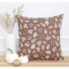 PurpleEssences Fall Pillow Covers 18×18 – Set of 2 Autumn Throw Cushion Cases with Autumn Leaves – Farmhouse Thanksgiving Decor for Sofa, Couch, Home, or Outdoor Use (Jora, 18 x 18 Inch)(Heap of Autumn)