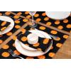 PurpleEssences Fall Pumpkin Harvest Thanksgiving Cloth Napkins 18×18 Inch, Set of 6 – Reusable, Washable Dinner Napkins for Home, Kitchen & Parties – Pumpkin Spice(Halloween Pumpkin)