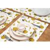 PurpleEssences Fall Pumpkin Harvest Thanksgiving Cloth Napkins 18×18 Inch, Set of 6 – Reusable, Washable Dinner Napkins for Home, Kitchen & Parties – Pumpkin Spice(Acorn)