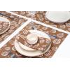 PurpleEssences Fall Pumpkin Placemats – Set of 4, 13×19 Inch, 100% Cotton, Washable Autumn Table Mats for Thanksgiving, Kitchen, Dining & Party Decor – Pumpkin Spice(Harvest)