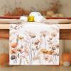 PurpleEssences Fall Table Runner Collection – 100% Cotton – 13×72 Inch – Autumn Table Runner for Fall Harvest & Farmhouse Seasonal Table Décor with Festive Charm – Autumn Bloom