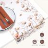 PurpleEssences Fall Table Runner Collection – 100% Cotton – 13×72 Inch – Autumn Table Runner for Fall Harvest & Farmhouse Seasonal Table Décor with Festive Charm – Autumn Bloom