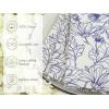 PurpleEssences Floral Cloth Napkins – Set of 6, 18×18 Inch – 100% Cotton, Soft, Durable & Washable – Perfect for Everyday Dining – Fall Thanksgiving – Blue Floral(Blue Floral)