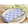 PurpleEssences Floral Cloth Napkins – Set of 6, 18×18 Inch – 100% Cotton, Soft, Durable & Washable – Perfect for Everyday Dining – Fall Thanksgiving – Blue Floral(Floral Paisley)