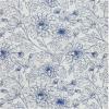 PurpleEssences Floral Cloth Napkins – Set of 6, 18×18 Inch – 100% Cotton, Soft, Durable & Washable – Perfect for Everyday Dining – Fall Thanksgiving – Blue Floral(Blue Floral)