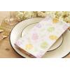 PurpleEssences Floral Cloth Napkins – Set of 6, 18×18 Inch – 100% Cotton, Soft, Durable & Washable – Perfect for Everyday Dining – Fall Thanksgiving – Blue Floral(Egg)