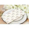 PurpleEssences Floral Cloth Napkins – Set of 6, 18×18 Inch – 100% Cotton, Soft, Durable & Washable – Perfect for Everyday Dining – Fall Thanksgiving – Blue Floral(Lumine – Brown/Cream)