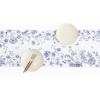 PurpleEssences Floral Table Runner – 100% Cotton – for Seasonal Formhouse Kitchen and Dining Table Decor – Fall Thanksgiving – 14 x 72 Inches – French Flower Garden(French Flower Garden)