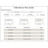 PurpleEssences French Striped Table Runner 72 inches Long Stripe Runner 14 x 72 Inch 100% Cotton – Durable Washable Fabric for Fall Thanksgiving – H.White and Nut Brown(Homestead Stripe – Red with White Stripes)