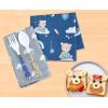 PurpleEssences Kids Reusable Cloth Napkins | 2-Ply, Reversible | Thick, Absorbent Cotton | Set of 2, 12”x12” | Ideal for Lunch – Butterfly(Teddy)
