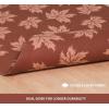 PurpleEssences Maple Leaves Fall Placemats Set of 4, 13×19-In Autumn Fall Table Placemats, Washable Cloth Table Mats, Thanksgiving Placemats for Party Dining Decor, Aurelia(Damask Maple Leaves)