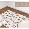 PurpleEssences Maple Leaves Fall Placemats Set of 4, 13×19-In Autumn Fall Table Placemats, Washable Cloth Table Mats, Thanksgiving Placemats for Party Dining Decor, Aurelia(Aurelia)