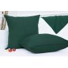 PurpleEssences Pack of 2 Cotton Pillow Covers Decorative Throw Pillowcase Soft Solid Cushion Case for Sofa Car Bedroom – Fall Thanksgiving – 20×20 Inch – Red(Forest Green)
