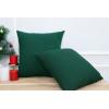 PurpleEssences Pack of 2 Cotton Pillow Covers Decorative Throw Pillowcase Soft Solid Cushion Case for Sofa Car Bedroom – Fall Thanksgiving – 20×20 Inch – Red(Forest Green)
