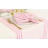 PurpleEssences Plain Striped Cloth Napkins – Set of 12-100% Cotton – 18 x 18 Inch – Fall Thanksgiving – Perfect Everyday Use Dinner Napkin – Aqua Blue White(Blush Pink White)