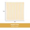 PurpleEssences Plain Striped Cloth Napkins – Set of 12-100% Cotton – 18 x 18 Inch – Fall Thanksgiving – Perfect Everyday Use Dinner Napkin – Aqua Blue White(Golden Yellow White)