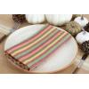 PurpleEssences Plain Striped Cloth Napkins – Set of 12-100% Cotton – 18 x 18 Inch – Fall Thanksgiving Halloween – Perfect Everyday Use Dinner Napkin – Black and White(Thanks Giving)