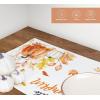 PurpleEssences Pumpkin Table Placemats Set of 4, 13×19 Inch, Cotton, Washable Cloth Table Mats, Ideal for Fall, Thanksgiving Harvest Table Décor with Festive Charm – Pumpkin Plaid Orange(Hello Pumpkin – Orange)