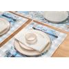PurpleEssences Pumpkin Table Placemats Set of 4, 13×19 Inch, Cotton, Washable Cloth Table Mats, Ideal for Fall, Thanksgiving Harvest Table Décor with Festive Charm – Pumpkin Plaid Orange(Pumpkin Plaid- Blue)