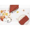PurpleEssences Pumpkin Table Runner, Cotton 13×72 Inch Autumn Table Runner for Fall Outdoor & Indoor Party, Thanksgiving Table Runners for Kitchen Dining Table – Pumpkin Stack Plaid Blue(Hello Pumpkin Orange)