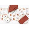PurpleEssences Pumpkin Table Runner, Cotton 13×72 Inch Autumn Table Runner for Fall Outdoor & Indoor Party, Thanksgiving Table Runners for Kitchen Dining Table – Pumpkin Stack Plaid Blue(Pumpkin and Autumn)