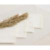 PurpleEssences Rust Cloth Napkins with Fringes, 100% Cotton Fall Thanksgiving Table Cloth Napkins, Set of 6 18×18 Inch Reusable Dinner Napkins for Parties and Weddings(Beige)