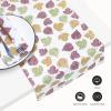 PurpleEssences Rust Jacquard Fall Table Runner Collection, 14×90-in Autumn Table Runner for Fall Harvest & Farmhouse Kitchen, Damask Cotton Thanksgiving Table Runners, Maple Leaves(Vibrant Fall Leaves)
