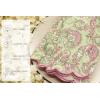 PurpleEssences Scalloped Embroidery Cloth Napkins Table Decor Fall Thanksgiving 100% Cotton Set of 4-18 x 18 inch – Aurelia Edges – Rust(Sage Green Edges – Blush Pink)