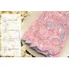 PurpleEssences Scalloped Embroidery Cloth Napkins Table Decor Fall Thanksgiving Halloween 100% Cotton Set of 4-18 x 18 inch – Black – Edges – Orange(Blush Pink Edges – Light Blue)